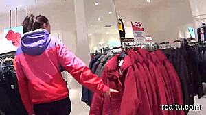 fantastic czech nympho was tempted in the shopping centre and banged in pov