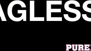 Black beauty gets nailed by white stud 😍