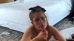 Huge Tit Brunette Steals Soul From Huge Cock