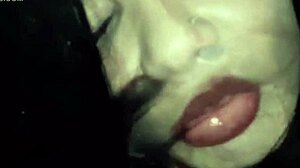 performing a crazy fetish for a driver