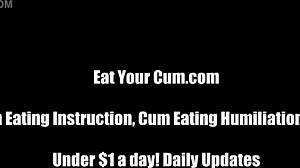 Cum on my tits and lick them clean cei 😈