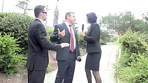 Brunette bitch roxanne hall with big boobs gets fucked by fit stud and takes facial