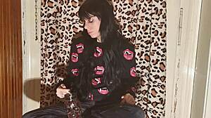 Smoking Goth Girl After Long Day Behind Scenes Pt2 HD!