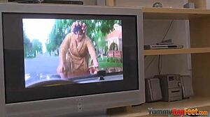 Twinks Feet in High Definition Solo Scene