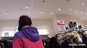 fantastic czech nympho was tempted in the shopping centre and banged in pov