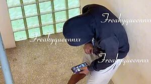 caught my tenant masturbating so i asked him to fuck me