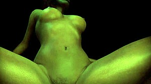 Black angel girl enjoys sex and riding in pov 3d porn with natural tits.
