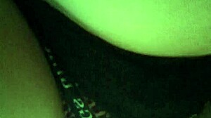 Mexican wife prostitute's ass bounces with bull's balls in low-angle view.