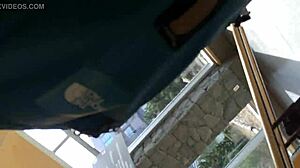 Candid hidden voyeur footage of ass.