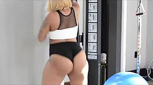 Chyna Hall Performs Striptease with Clothes Ripped