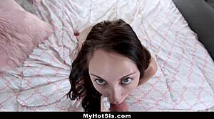 My stepsis wants me to fuck her like my girlfriend