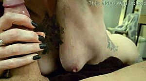 I sent boyfriend to sexy tattooed neighbor for cock milking!