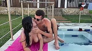 how nice to swim in the pool with my stepfather