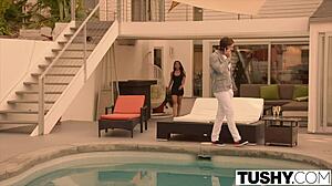 tushy latin babe loves to gape her ass