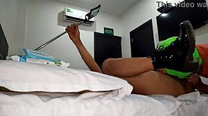 stepmother challenges me to blowjob her pussy for sex