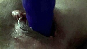 German amateur squirts mega with homemade dildo