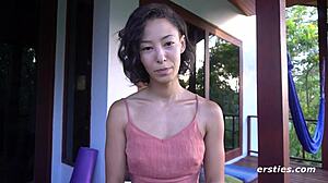 Kira uses a vibrator on her pussy