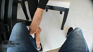 Footjob Turns Into Delicious Hard Fuck!