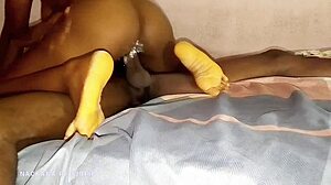 She insisted fucking me this time but i made her pussy wet with creamy sperm