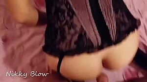 I Feel Intense Pleasure Taking His Cock from Behind in Sexy Lingerie and Heels POV