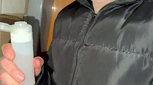 Stepmom's wild public bathroom fuck with stepson, so hot! 🔥