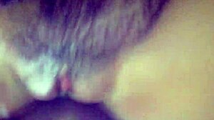 Mexican wife prostitute's ass bounces with bull's balls in low-angle view.