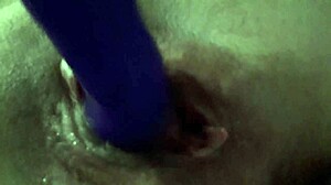 German amateur squirts mega with homemade dildo