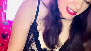 does this whore really orgasm from my blowjob? ends with a facial!