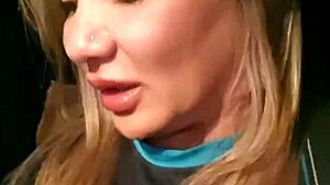 bianca naldy relaxes with cumshot in car