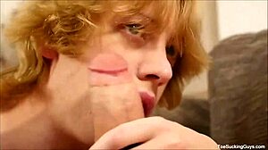 The twinks explore big cocks and feet