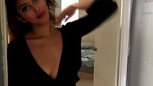 Amateur Real Estate Agent Blows at Office Desk.