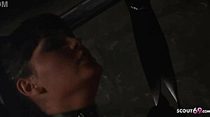 femdom latex with jasmine black's slave?