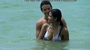 The story of a sexy girl in a bikini by the croc.