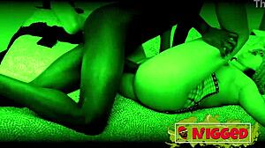 Encontros às Cegas Negras: Eimi Grace Curte Foda Incrível com Pau Preto Grande