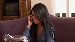 Exotic Petite Babe Seduces Accountant with Blowjob and Doggystyle Action