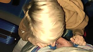 Girl Sucks My Cock During Wild Train Trip Adventure