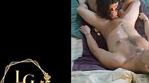 belle-mere potelee sucks and swallows cum in face fucking