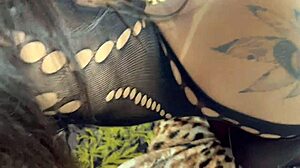 Skinny babe returns for anal with big black cock.