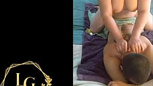 belle-mere potelee sucks and swallows cum in face fucking