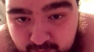 young gay chub sucks and rides dildo