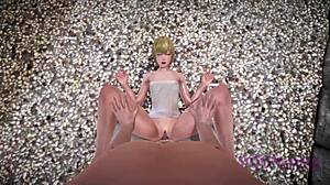 The Helpful Fox Senko-San In 18-19 Year Old Cosplay Maid Costume