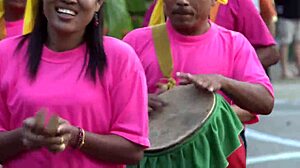 The story of a sexy girl in a bikini by the croc.