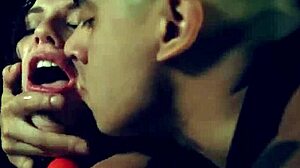 Aidra Fox and Kharlie Stone in bondage.