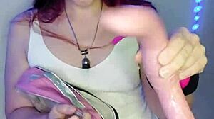 Redhead Receives Sex Toys At Work