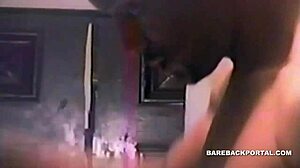 Amateur interracial bareback fucking builds intense passion