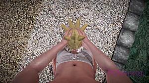 The Helpful Fox Senko-San In 18-19 Year Old Cosplay Maid Costume