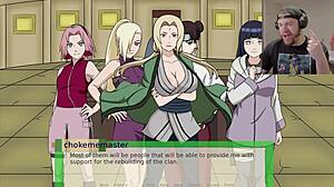 Naruto game turns wild with Jikage Rising uncensored threesome and creampie.