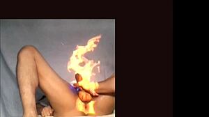 She starts with a HANDJOB, then moves to FINGERING her wet pussy.