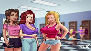 Hot Bathroom Bang In Summertime Saga