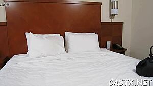 young woman interviewed for casting in reality show